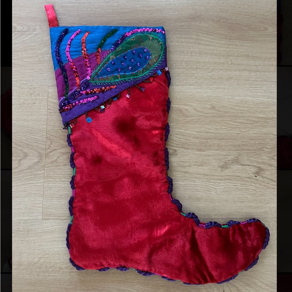 Pier 1 Imports Christmas Stocking